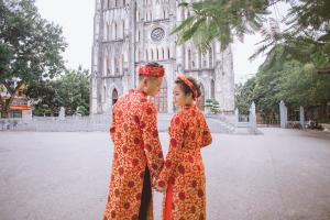 Top 3 Địa chỉ cho thuê áo dài cưới hỏi đẹp nhất quận Cầu Giấy, Hà Nội